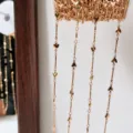 Catena con cuori dorati accessori per gioielli fai-da-te, materiale catena metallica. - Alta Ritenzione del Colore - Oro KC