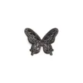Exquisiter Kristall Strass Schmetterling Aufnäher DIY Zubehör für Schuhe und Haarschmuck. - Kleiner Schmetterling Stil / Grau