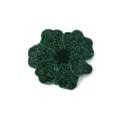 DIY 3D Strass Blumen Dekoration Kristall Glas Schuhclips Kleidung Zubehör für Kleider Tasche - Dunkelgrün