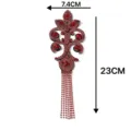 Rote Strass Fransen Applikation fur Buhnenkostum Epaulette Hofstil Haarschmuck Decke. - Rot