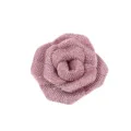 Handgemachte rosa Strass Rosenblüte Brosche für Damen Kleidung Accessoires Dekoration - Rosa