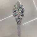 Exquisites Strass Quasten Applikation für vintage palast stil kostüm und haar handwerk. - AB-Farbe