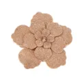 Glitzernde Strass Kamelie Blumen Accessoire, perfekt für DIY Handwerk, Hüte und Kleidung. - Roségold