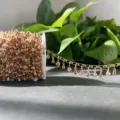 Catena di strass oro rosa fai da te per gioielli, pendente a goccia elegante, catenina in rame. - oro kc