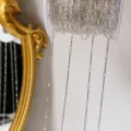 Materiale di catena in metallo argento DIY per gioielli, design a barra diritta - Rame / Argento
