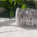 Catena trifoglio cava argento fai da te metallo creazione gioielli collana bracciale - K bianco