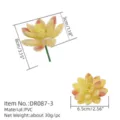 Artificial succulent plant head DIY floral accessories home decor fake green plant - Style 6
