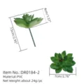 Artificial succulent plant PVC DIY potted accessory home decor green plant background wall - Style 3
