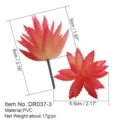 Artificial succulent plant head DIY potted accessory home decor fake plant red variant - Style 5