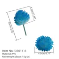 Artificial succulent plant head DIY potted accessory home decoration PVC blue plant - Style 8