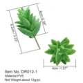 Artificial Succulent Plant Head DIY Potted Accessories Home Decor Green Plant Parts - Style No. 20
