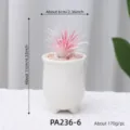 Mini artificial succulent potted plant in ceramic pot home decoration green plant decor - Artificial Succulent Potted Plant Style 6 (PA236-6)