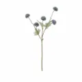 Artificial pompom chrysanthemum flower branch simulation plant for home decor and wedding props. - Haze Blue