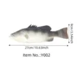 PU simulation fish marine animal model toy bass decoration 27cm lifelike toy fish SKU - Bass