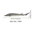 PU simulation sturgeon fish model toy ocean animal figurine lifelike decorative ornament - Chinese Sturgeon