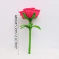 Handmade giant chenille stem rose artificial flower finished bouquet for room decor. - Rose Red Finished Product