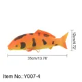 PU simulation fish toy realistic carp model decorative ornament for aquarium display 35cm - Y007-4