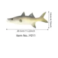 PU simulation fish marine animal model toy, realistic bass figure with size and item number. - Y011
