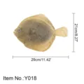 PU simulation fish model turbot marine animal toy home decor realistic fish ornament 29cm - Y018