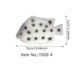 Simulated PU fish toy ocean animal model cute decoration prop desktop display fish model 10cm - Y020-4