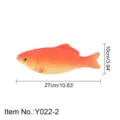 PU simulation fish toy model marine animal ornament, 27cm realistic fake fish decor. - Y022-2