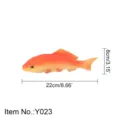 PU simulation fish model toy ornament, realistic design, perfect for home decor and kids play. - Y023
