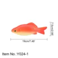 PU Simulation Fish Toy Model Artificial Goldfish Animal Figurine Home Decor Display 19cm - Y024-1