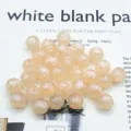 Perles citrouille sirène en acrylique pour fabrication de bijoux DIY, bracelets et colliers. - 11mm (Env. 670 Pcs) / Sirène Orange
