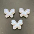 Acrilico sirena luminosa mariposa cuentas sueltas para accesorios de joyeria collar set - Rosa Claro