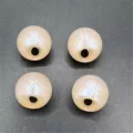 Gros plan de perles à trou décalé pour bijoux DIY et accessoires de pendentifs. - 16mm 204pcs Paquet / Orange Clair
