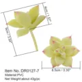 Artificial succulent plant flower head fake greenery for home garden decoration and crafts display - Model No. 33
