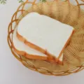 Artificial sliced bread simulation PU slow rising toy and home decor basket display 2pcs - 2 Pcs White Toast