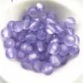 Cuentas redondas de acrílico esmerilado morado para joyería DIY y accesorios de manualidades - 8MM / Aprox. 1780 Pcs / Púrpura