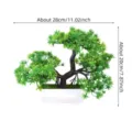 Artificial Pine Bonsai Fake Plant Plastic Potted Tree for Home Office Desk Ornament - Artificial Pine Bonsai (PG096-1)