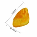 Modelo de pan de simulacion PU Juguete de rebote lento accesorios de fotografia Amarillo - M002 Hojaldre