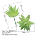 Artificial succulent plant PVC material green desktop decoration DIY craft floral accessory. - Simulated Succulent Plant and Aloe Head (DR037-4)