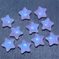 Cuentas de estrella pentagrama sirena acrílica para cadenas de teléfono y accesorios - 14mm Aprox 550 Pzas / Violeta Claro