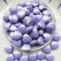 Purple heart acrylic beads faceted mermaid loose beads for DIY jewelry making necklaces - Light Purple