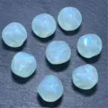 Cuentas de higo luminosas sirena de acrílico vista de detalle para joyería artesanal DIY. - 14MM/Aprox 300 Pcs / Verde claro