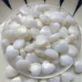 Abalorios Corazón Sirena Facetados de Acrílico DIY Joyería Accesorios Variante Blanco - Blanco Gelatina