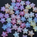 Cuentas de estrella luminosa sirena, dijes coloridos DIY para cadenas de teléfonos y manualidades. - Mezcla Aleatoria