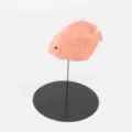 Modelo de pez simulado decoración de paisaje de acuario juguete para gatos accesorio de foto. - Rosa (Y020-5)