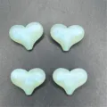 4pcs Luminous Mermaid Heart DIY Charms Resin Cabochons for Phone Chain Craft Accessories - 17*21mm (Approx. 205 Pieces/Pack) / Light Green
