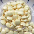 Acrylic faceted mermaid heart beads for DIY jewelry making, stunning craft supplies. - Light Yellow