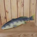 Simulation PU Fish Model Lifelike Sea Animal Figure for Aquarium Decoration and Photography Prop - Off-White