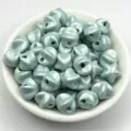 ABS pearlescent star beads light blue magic color DIY handmade jewelry accessories craft - 11mm / Lake Blue
