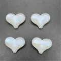 Pearlescent glow peach DIY charms set of 4 cute phone chain bag resin craft accessories - 17*21mm (Approx. 205 Pieces/Pack) / White