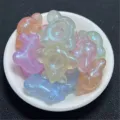 Cuentas de avión sirena acrílica para joyería DIY, cadenas de teléfono y accesorios. - 25x28mm / Colores Mezclados al Azar