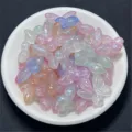 Cuentas de mariposa luminosas y coloridas para la fabricación de joyas DIY y accesorios. - 14x19mm 670 Piezas / Mezcla Aleatoria