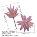 Artificial Succulent Plants PVC Fake Flowers Home Decor Mini Potted Ornament with Pot - Simulated Succulent Plant (DR037-5)